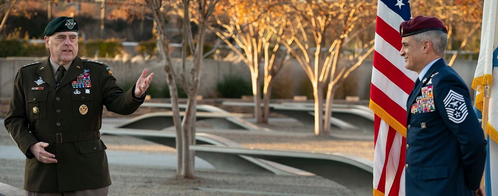 Army Gen. Mark A. Milley, chairman of the Joint Chiefs of Staff, speaks during Senior Enlisted Advisor to the Chairman (SEAC) Ramon 